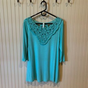 Turquoise Top